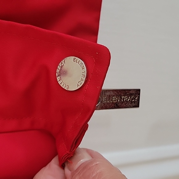 Ellen Tracy Red Jacket - L - Picture 3 of 9